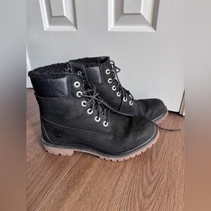 Timberland Black Leather Boots